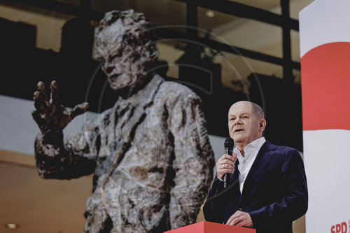 Pressekonferenz zur Nominierung von Olaf Scholz als Kanzlerkandidat