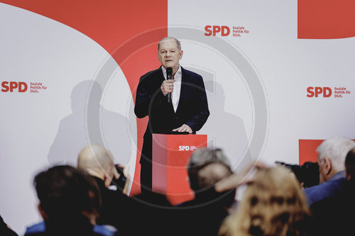 Pressekonferenz zur Nominierung von Olaf Scholz als Kanzlerkandidat