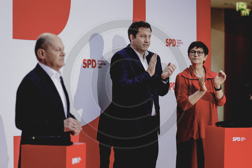 Pressekonferenz zur Nominierung von Olaf Scholz als Kanzlerkandidat