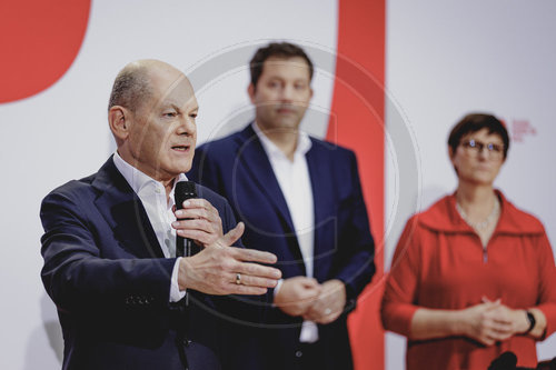 Pressekonferenz zur Nominierung von Olaf Scholz als Kanzlerkandidat