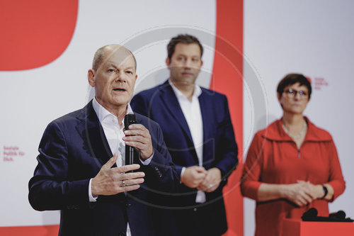 Pressekonferenz zur Nominierung von Olaf Scholz als Kanzlerkandidat