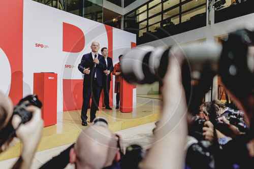 Pressekonferenz zur Nominierung von Olaf Scholz als Kanzlerkandidat