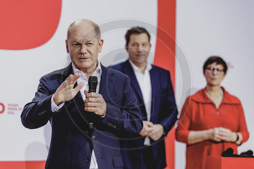 Pressekonferenz zur Nominierung von Olaf Scholz als Kanzlerkandidat