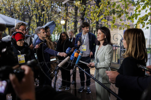 Aussenministerin Baerbock beim Treffen
der G7-Aussenministerinnen und Aussenminister in Anagni und Fiuggi