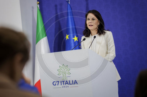 Aussenministerin Baerbock beim Treffen
der G7-Aussenministerinnen und Aussenminister in Anagni und Fiuggi