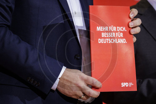 SPD Wahlprogramm fuer die Bundestagswahl 2025