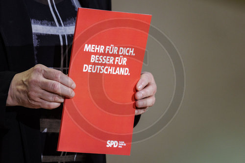 SPD Wahlprogramm fuer die Bundestagswahl 2025