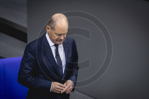 Bundeskanzler Scholz zu Regierungsbefragung