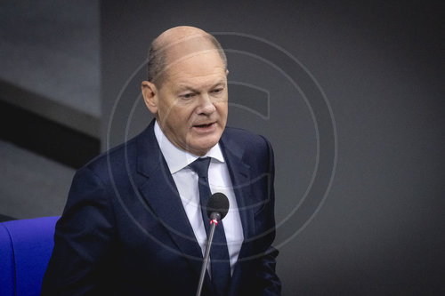 Bundeskanzler Scholz zu Regierungsbefragung