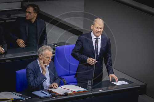 Bundeskanzler Scholz zu Regierungsbefragung