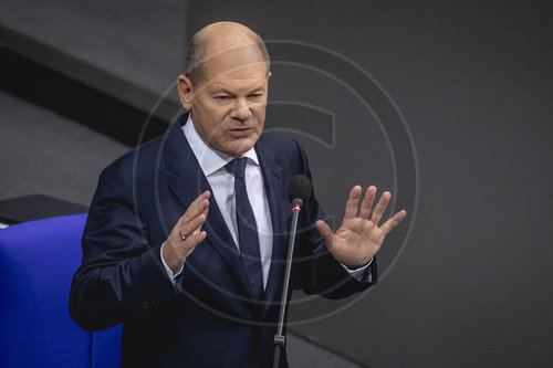 Bundeskanzler Scholz zu Regierungsbefragung