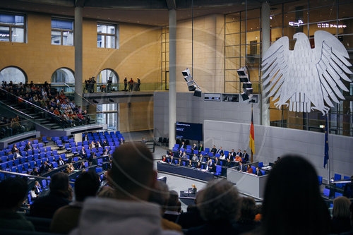 Bundeskanzler Olaf Scholz im Deutschen Bundestag