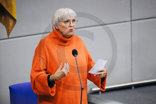 Claudia Roth im Deutschen Bundestag