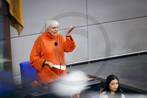 Claudia Roth im Deutschen Bundestag