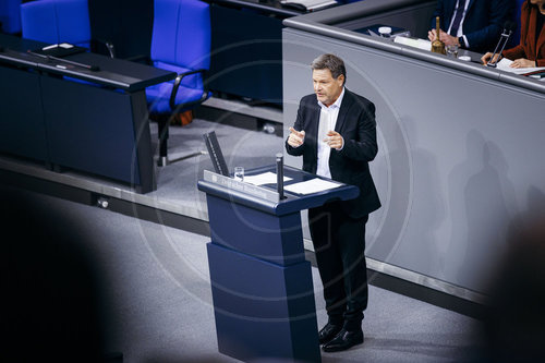 Robert Habeck im Deutschen Bundestag