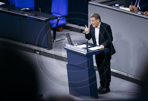 Robert Habeck im Deutschen Bundestag