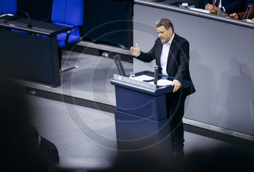 Robert Habeck im Deutschen Bundestag