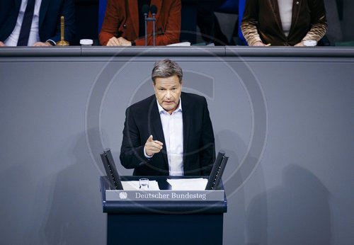 Robert Habeck im Deutschen Bundestag