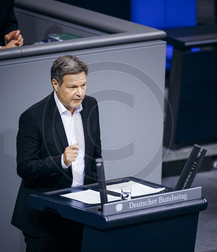 Robert Habeck im Deutschen Bundestag