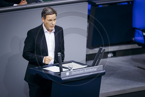 Robert Habeck im Deutschen Bundestag