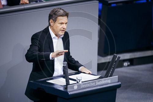 Robert Habeck im Deutschen Bundestag