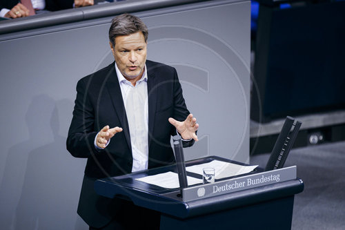 Robert Habeck im Deutschen Bundestag