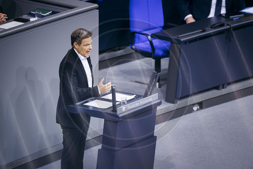 Robert Habeck im Deutschen Bundestag