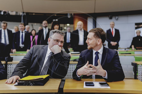 Wahl des Ministerpraesidenten im Saechsischen Landtag