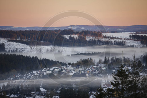 Abendstimmung im Thueringer Wald