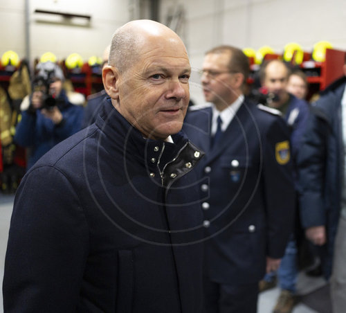 Bundeskanzler Scholz besucht seinen Wahlkreis