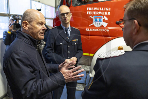 Bundeskanzler Scholz besucht seinen Wahlkreis