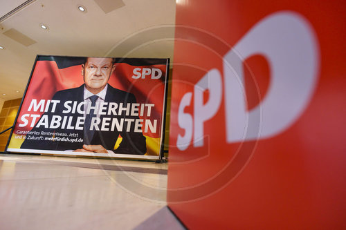 SPD Kampagnenpraesentation zur Bundestagswahl