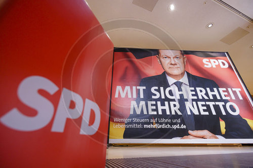 SPD Kampagnenpraesentation zur Bundestagswahl