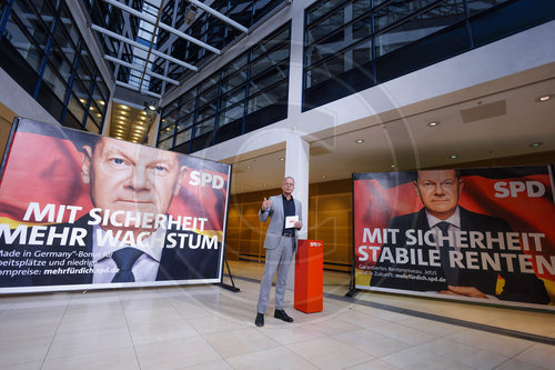 SPD Kampagnenpraesentation zur Bundestagswahl