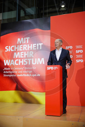 SPD Kampagnenpraesentation zur Bundestagswahl