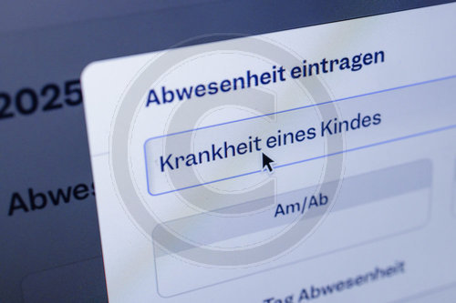 Krankmeldung auf Arbeit - Kind krank