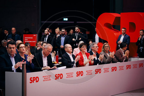 Olaf Scholz auf dem SPD Parteitag