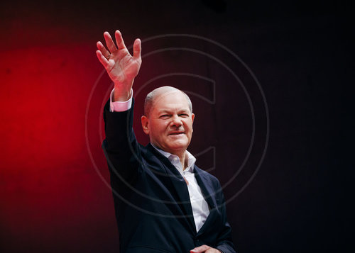 Olaf Scholz auf dem SPD Parteitag