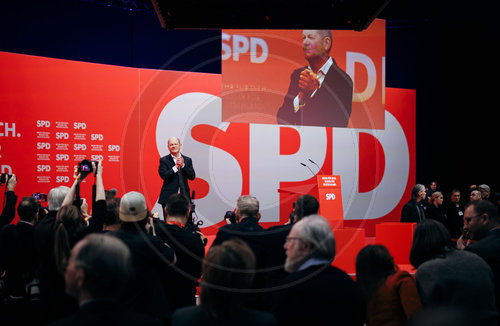 Olaf Scholz auf dem SPD Parteitag