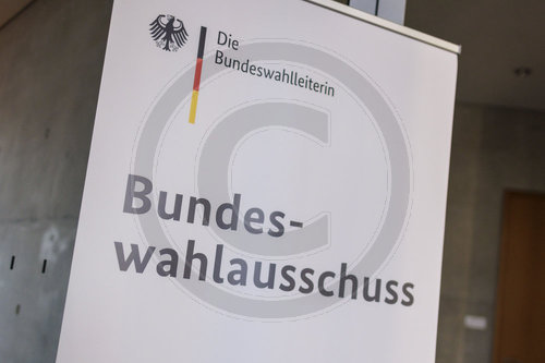 Sitzung des Bundeswahlausschusses