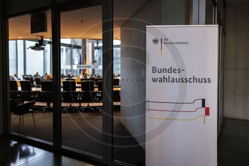 Sitzung des Bundeswahlausschusses