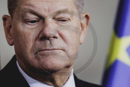 Pressekonferenz von Bundeskanzler Olaf Scholz