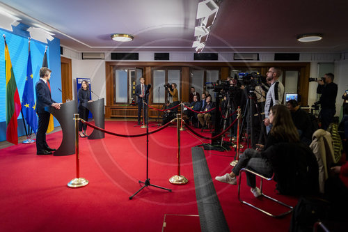 Annalena Baerbock empfaengt den litauischen Au‚àö√ºenminister Kestutis Budrys