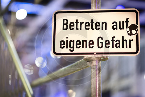 Betreten auf eigene Gefahr