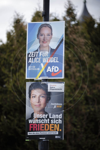 AFD und BSW - Weidel und Wagenknecht