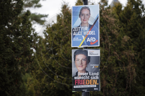 AFD und BSW - Weidel und Wagenknecht