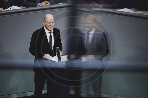 Regierungserklaerung von Bundeskanzler Scholz