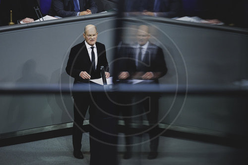Regierungserklaerung von Bundeskanzler Scholz