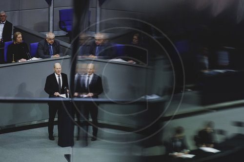 Regierungserklaerung von Bundeskanzler Scholz