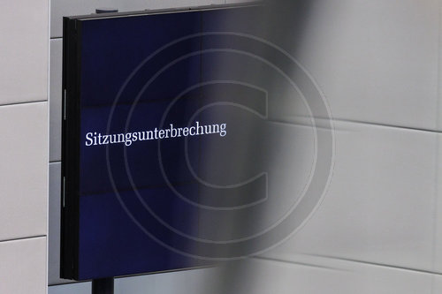 Sitzungsunterbrechung